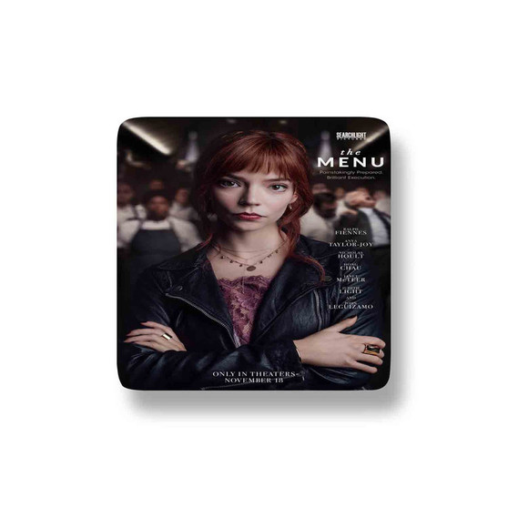 The Menu Movie Porcelain Magnet Square