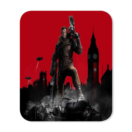 BJ Blazkowicz Wolfenstein Rectangle Gaming Mouse Pad