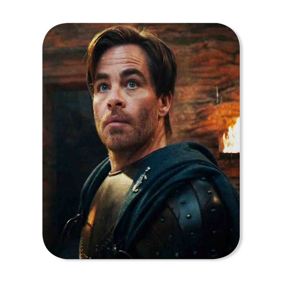 Chris Pine Rectangle Gaming Mouse Pad