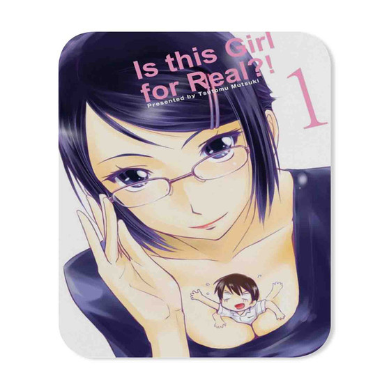 Is this Girl for Real Rectangle Gaming Mouse Pad