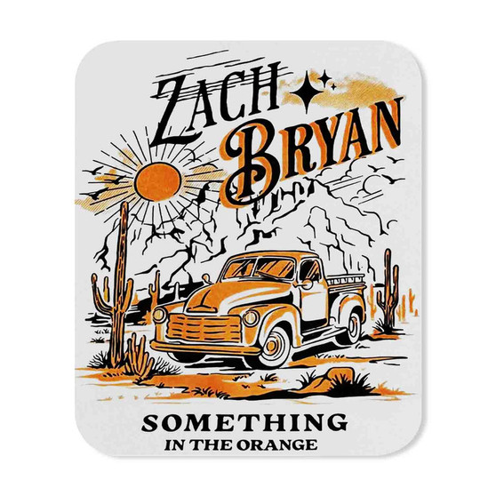 Zach Bryan Something in The Orange Rectangle Gaming Mouse Pad