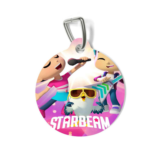 StarBeam Round Pet Tag Coated Solid Metal