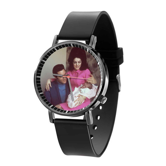 Elvis Presley and Priscilla Quartz Watch With Gift Box