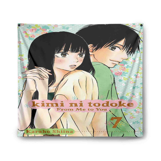 From Me To You Kimi ni Todoke Indoor Wall Polyester Tapestries