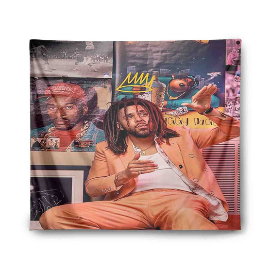 J Cole Crown Indoor Wall Polyester Tapestries