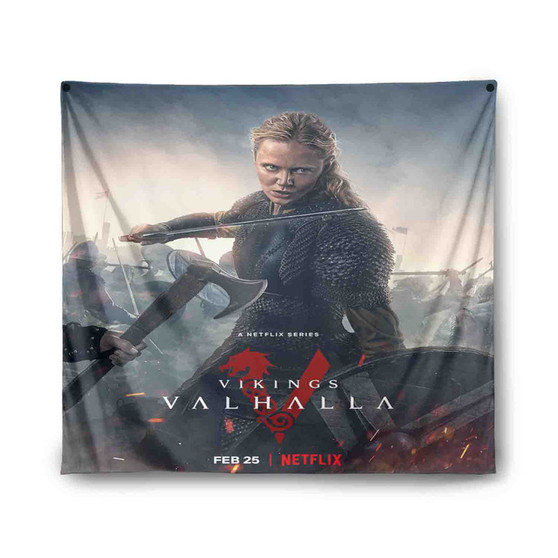 Vikings Valhalla Freydis Eriksdotter Indoor Wall Polyester Tapestries