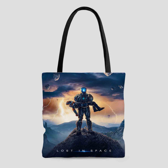 Lost in Space Polyester Tote Bag AOP