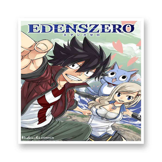 EDENS ZERO White Transparent Vinyl Kiss-Cut Stickers