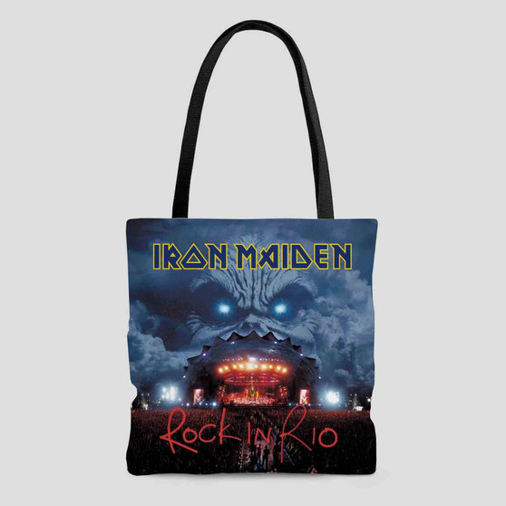 Iron Maiden Rock in Rio 2002 Polyester Tote Bag AOP