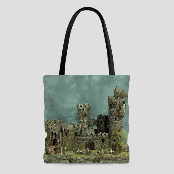 Puppy Pure Evil Polyester Tote Bag AOP