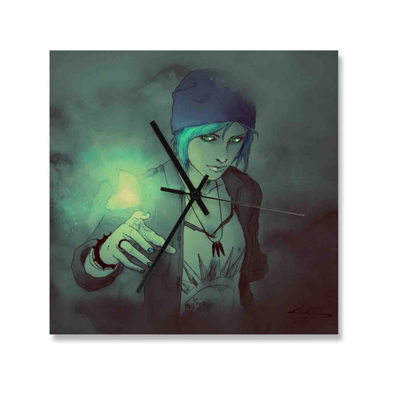 Chloe Price Life Is Strange Square Silent Scaleless Wooden Wall Clock