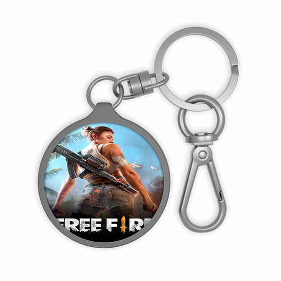 Free Fire Keyring Tag Acrylic Keychain With TPU Cover