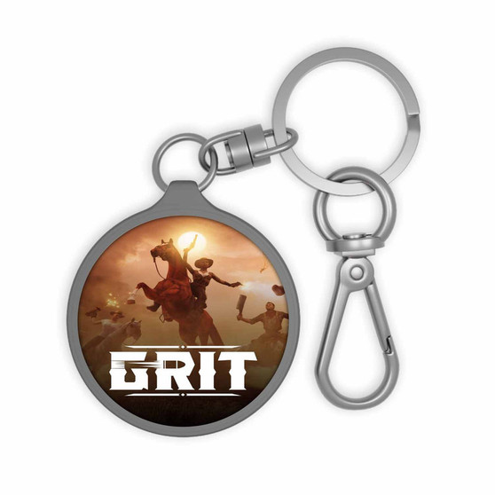 GRIT Keyring Tag Acrylic Keychain With TPU Cover