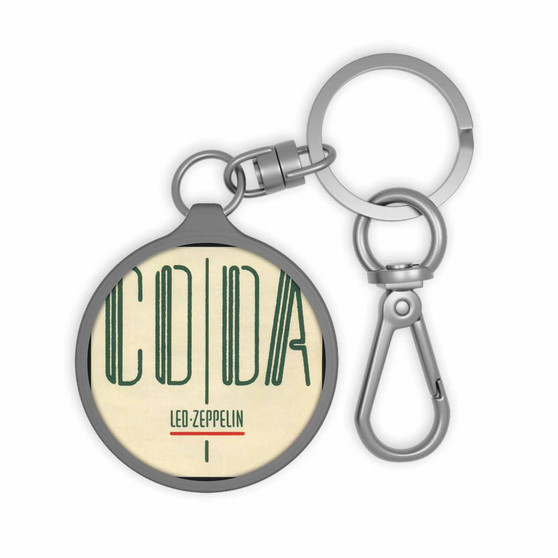 Led Zeppelin Coda 1982 Keyring Tag Acrylic Keychain With TPU Cover