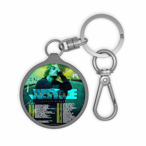Justin Bieber World Tour 2022 2023 Keyring Tag Acrylic Keychain With TPU Cover