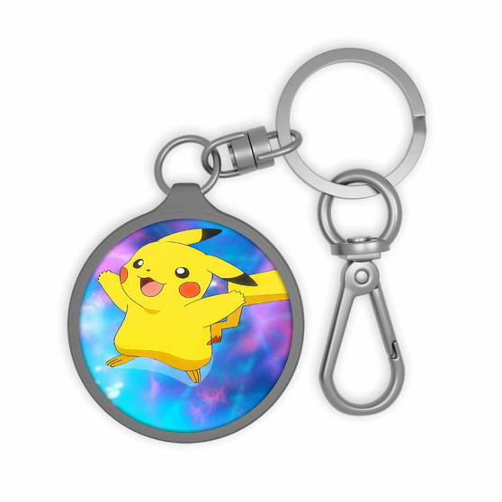 Pikachu Pokemon The Arceus Chronicles Keyring Tag Acrylic Keychain With TPU Cover