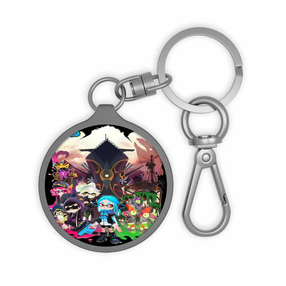 Splatoon 3 Art Keyring Tag Acrylic Keychain With TPU Cover