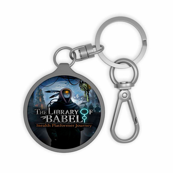 The Library of Babel Keyring Tag Acrylic Keychain With TPU Cover