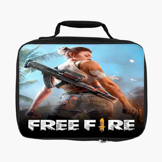 Free Fire Lunch Bag Fully Lined and Insulated