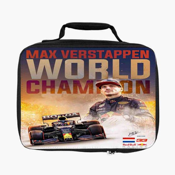 Max Verstappen World Champion F1 Lunch Bag Fully Lined and Insulated