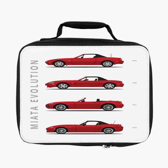 Mazda MX5 Miata Evolution Lunch Bag Fully Lined and Insulated