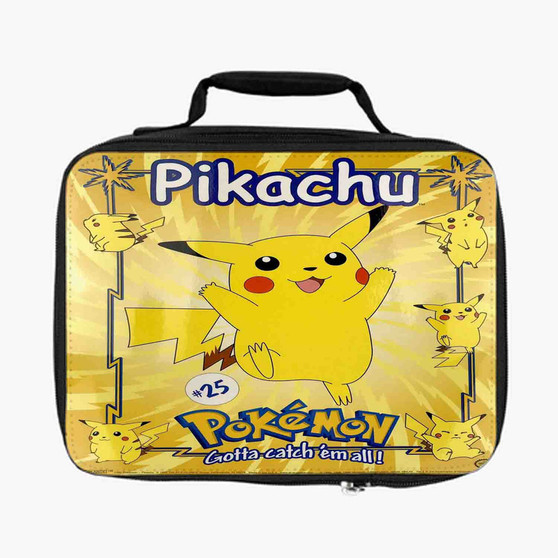 Pikachu Pokemon Lunch Bag Fully Lined and Insulated