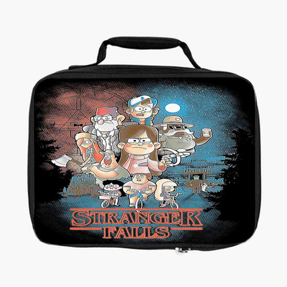 Stranger Falls Gravity Falls Lunch Bag Fully Lined and Insulated