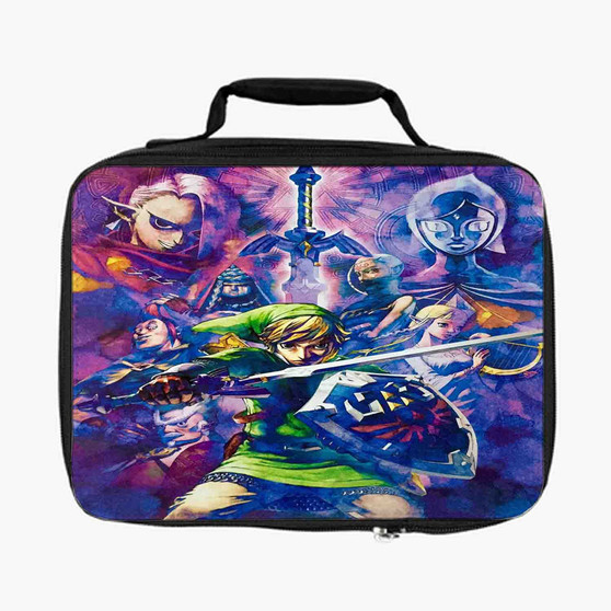 The Legend Of Zelda Watercolor Lunch Bag Fully Lined and Insulated