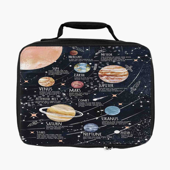 The Solar System Lunch Bag Fully Lined and Insulated