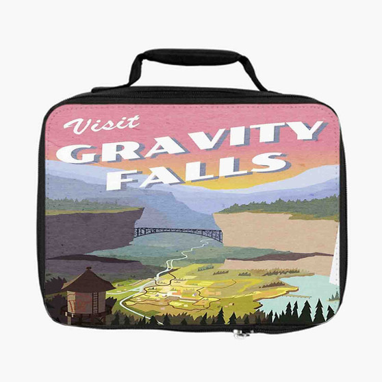 Visit Gravity Falls Lunch Bag Fully Lined and Insulated