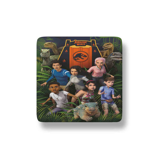 Jurassic World Camp Cretaceous Porcelain Magnet Square