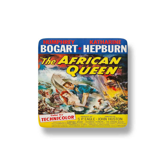 The African Queen Movie Porcelain Magnet Square