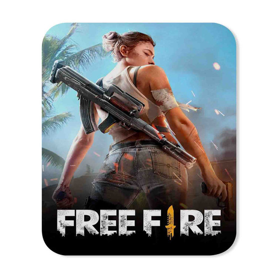 Free Fire Rectangle Gaming Mouse Pad