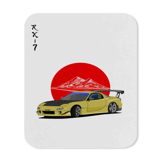 Mazda RX7 Animation Rectangle Gaming Mouse Pad