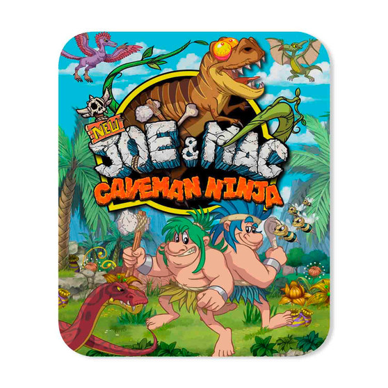 NEW Joe and Mac Caveman Ninja Rectangle Gaming Mouse Pad