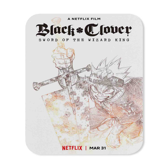 Black Clover Sword of The Wizard King Rectangle Gaming Mouse Pad