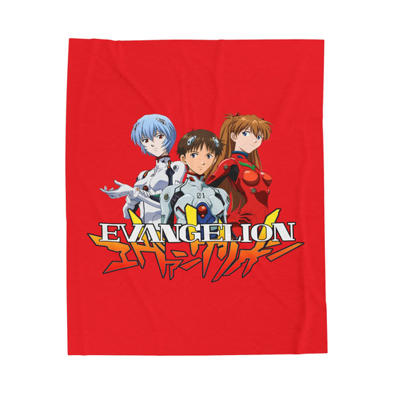 Neon Genesis Evangelion Polyester Bedroom Velveteen Plush Blanket