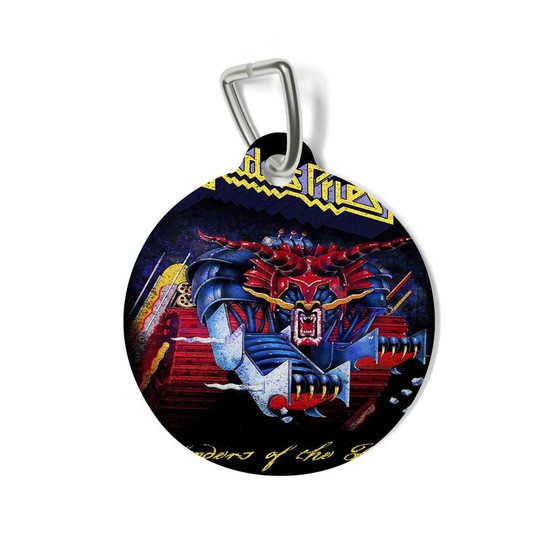 Judas Priest Defenders Of The Faith Round Pet Tag Coated Solid Metal