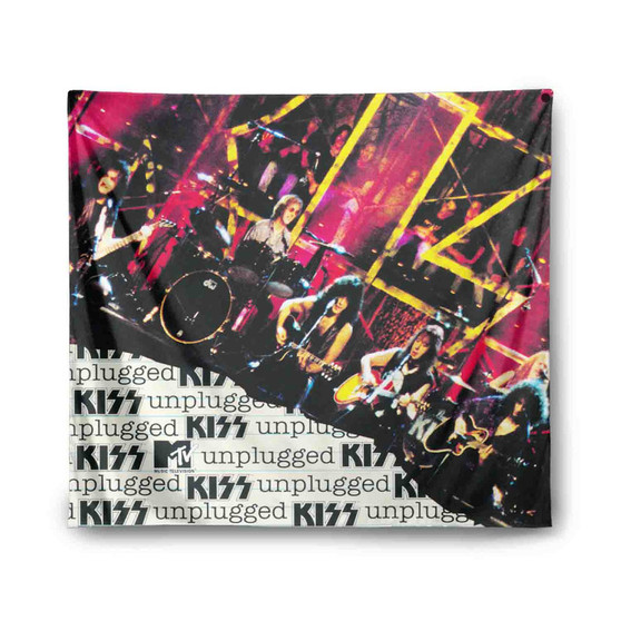 Kiss Kiss Unplugged 1996 Indoor Wall Polyester Tapestries