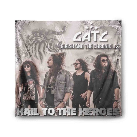 Girish And The Chronicles Hail to the Heroes Indoor Wall Polyester Tapestries