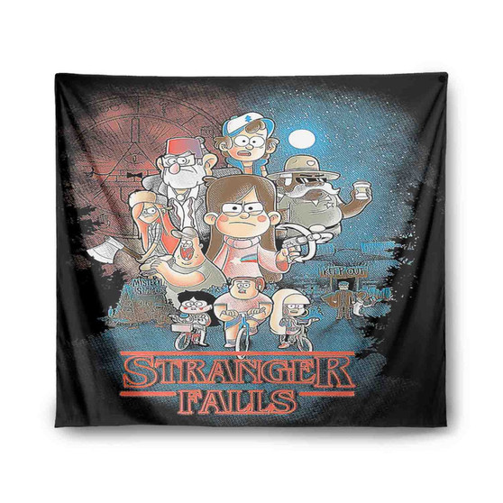 Stranger Falls Gravity Falls Indoor Wall Polyester Tapestries