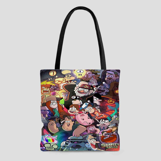 Gravity Fall Characters Polyester Tote Bag AOP