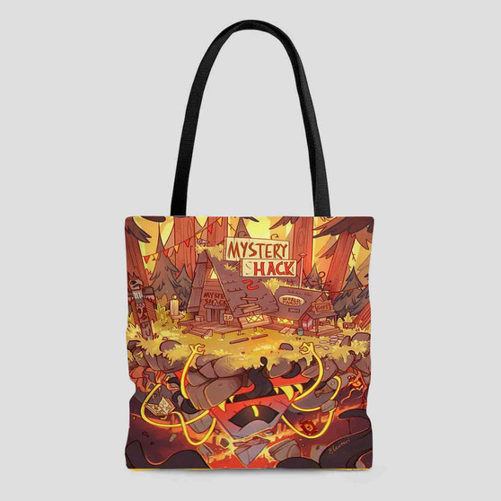 Gravity Falls Mystery Hack Polyester Tote Bag AOP