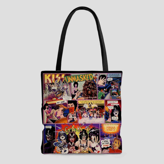 Kiss Unmasked 1980 Polyester Tote Bag AOP