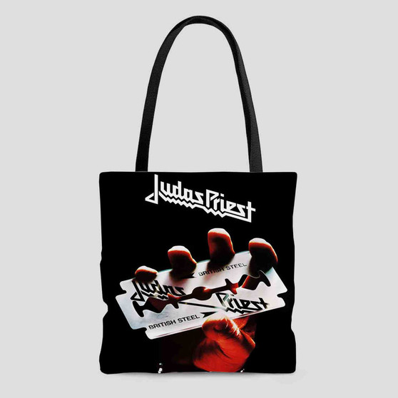 Judas Priest British Steel Polyester Tote Bag AOP