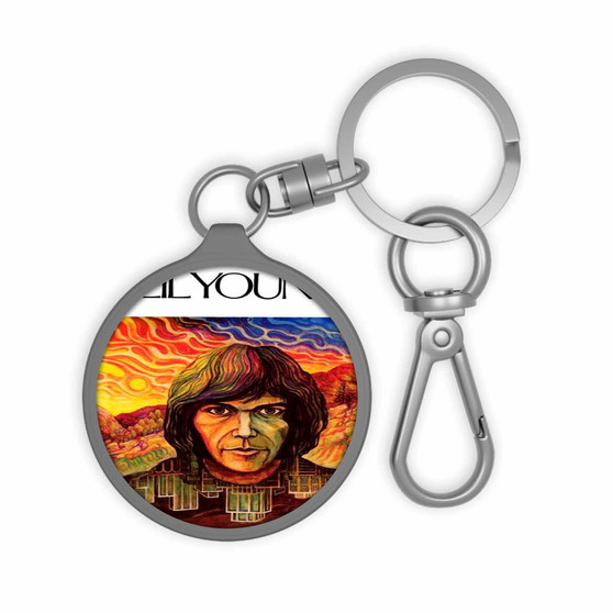 Neil Young First Album Keyring Tag Acrylic Keychain With TPU Cover