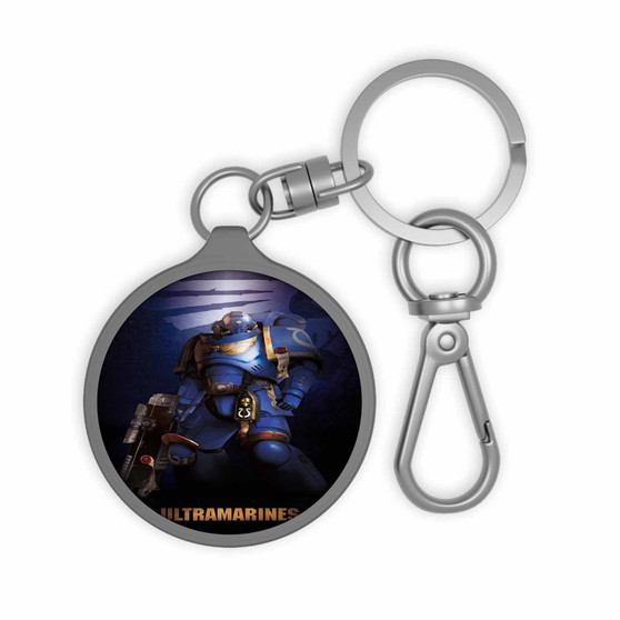 Warhammer 40 K Ultramarines Keyring Tag Acrylic Keychain With TPU Cover