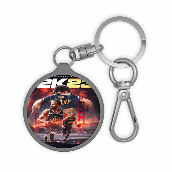 Stephen Curry NBA 2k23 Keyring Tag Acrylic Keychain TPU Cover