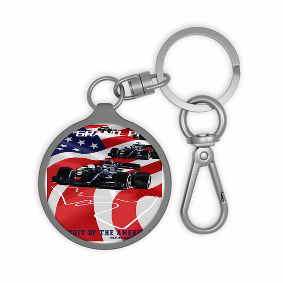 US Grand Prix Circuit Of The Americas Keyring Tag Acrylic Keychain TPU Cover