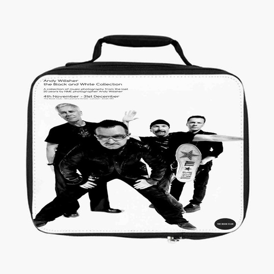 U2 Band Lunch Bag With Fully Lined and Insulated